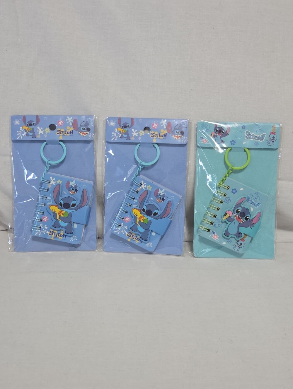 Lilo & Stitch mini notebook keychain bundle - all brand new!